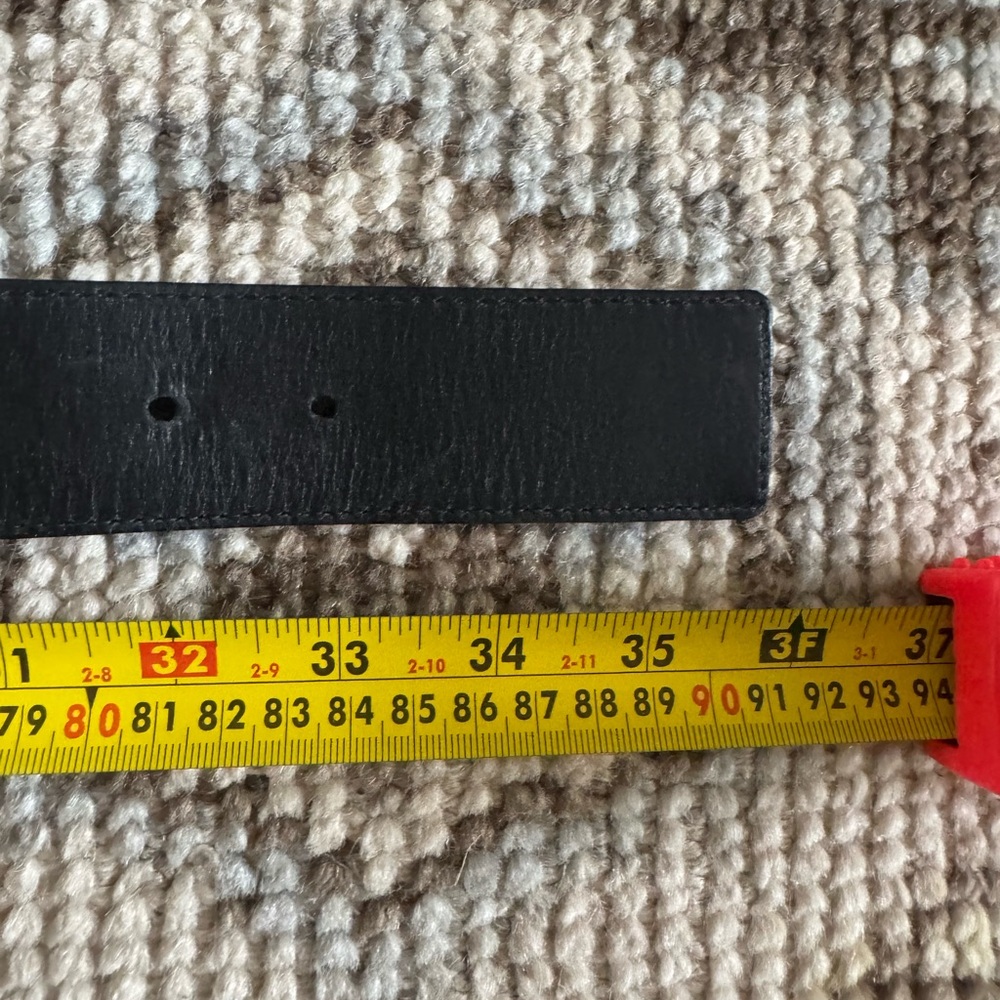 Tory Burch Women’s Vintage Black Leather Ladybug Belt - Picture 7 of 8